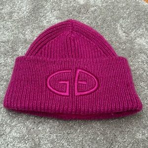 Goldbergh pink knit beanie